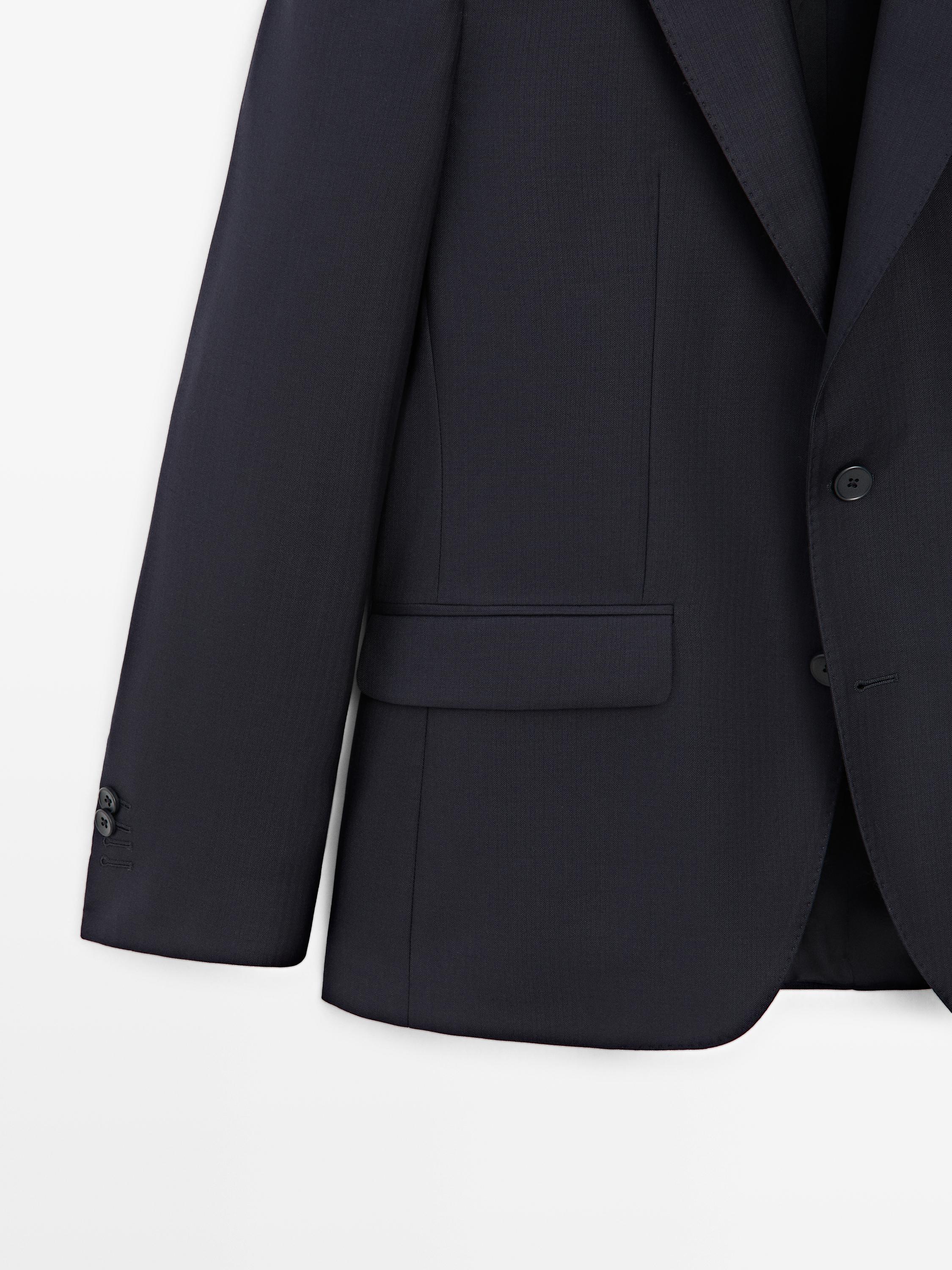 Blazer 100 % laine froide